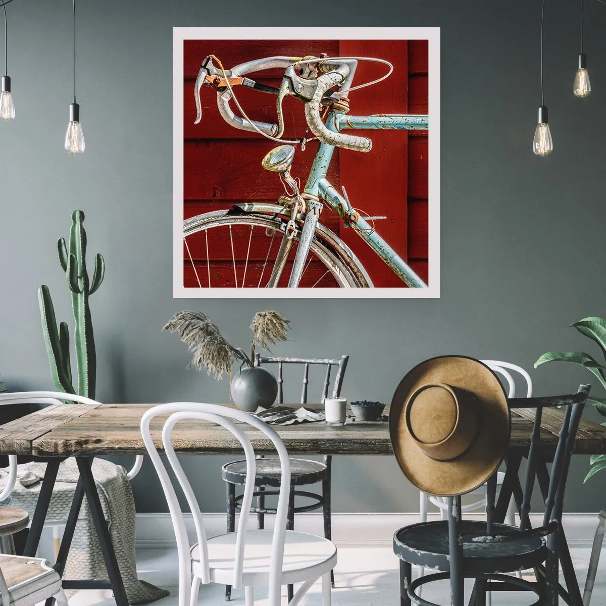 Poster - Gecreëerd om te winnen - 40x40 cm