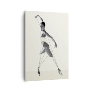 Schilderen op canvas - In het theater van de wereld - 70x100 cm