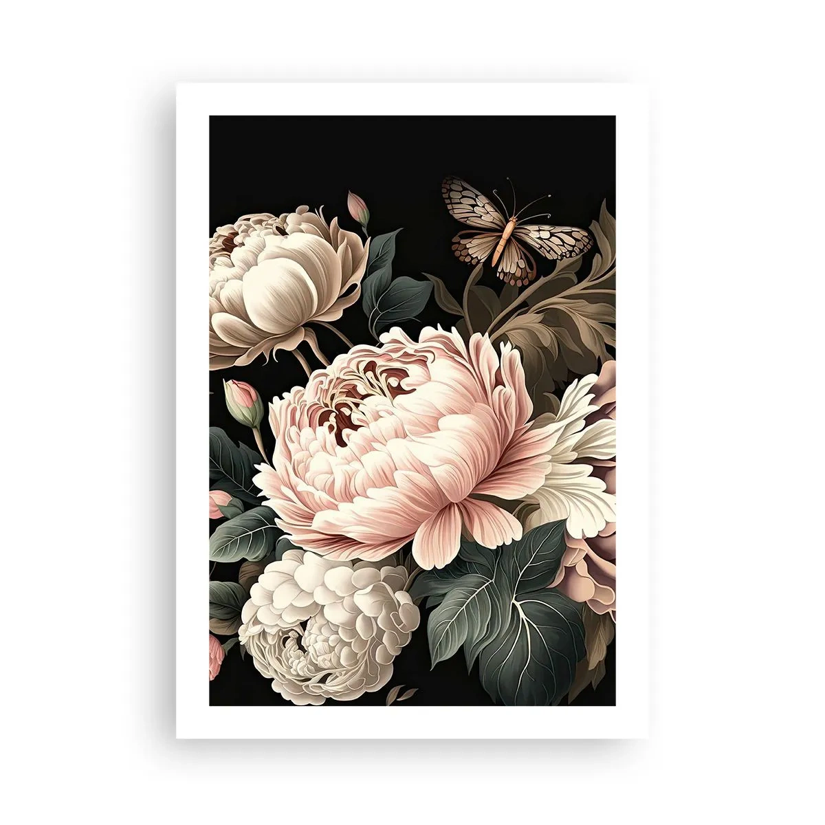 Poster - In barokstijl - 50x70 cm