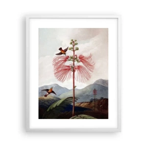 Poster in een witte lijst - In een tropisch paradijs - 40x50 cm