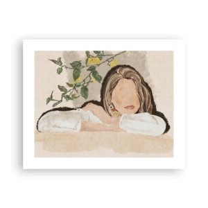 Poster - Zuidelijke schoonheid - 50x40 cm