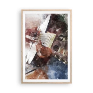 Een poster in een licht eiken lijst - En wat vind je ervan? - 61x91 cm