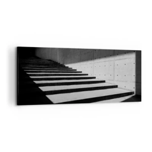Schilderen op canvas - De rauwe schoonheid van het modernisme - 120x50 cm