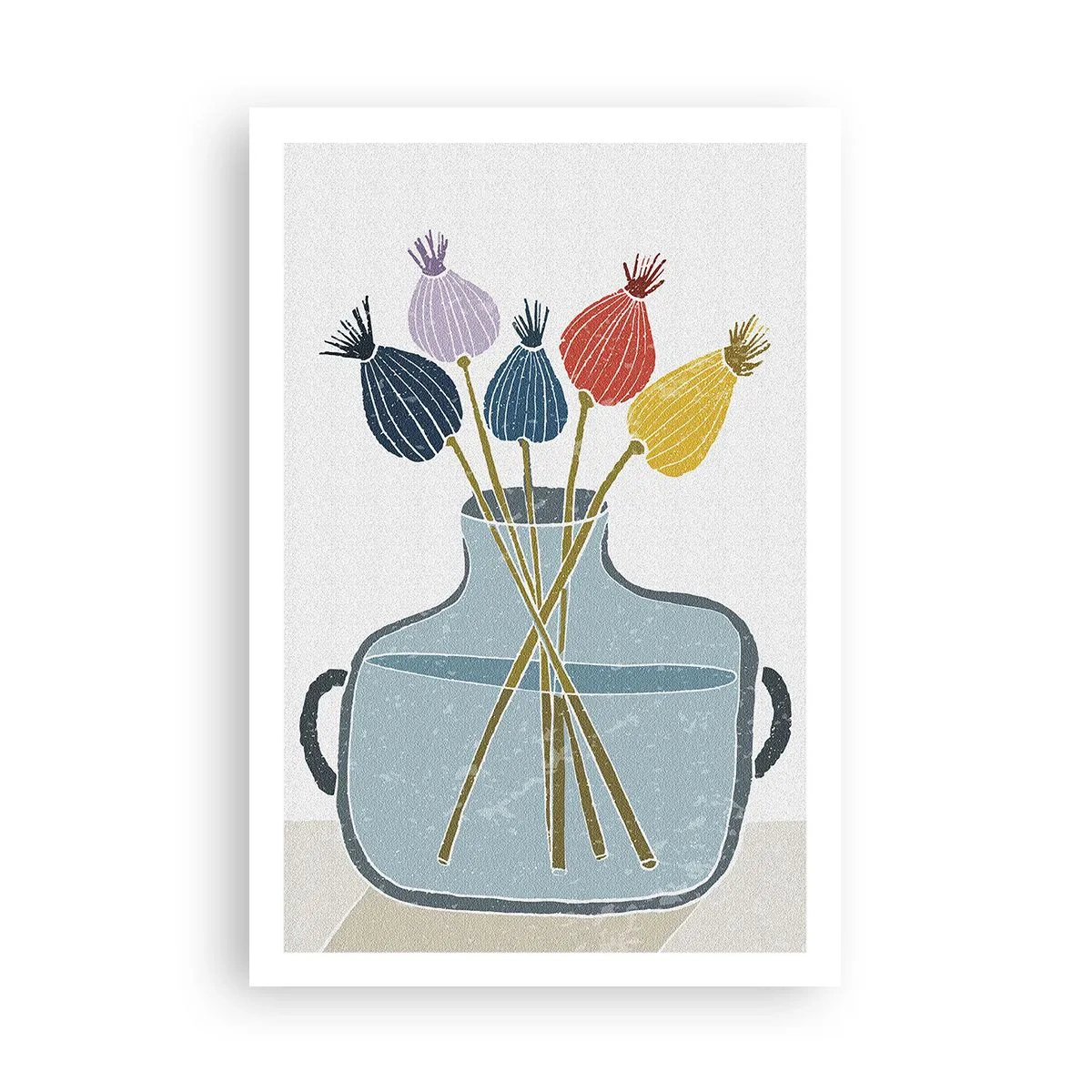 Poster - Alsof hij met maanzaad heeft gezaaid - 61x91 cm