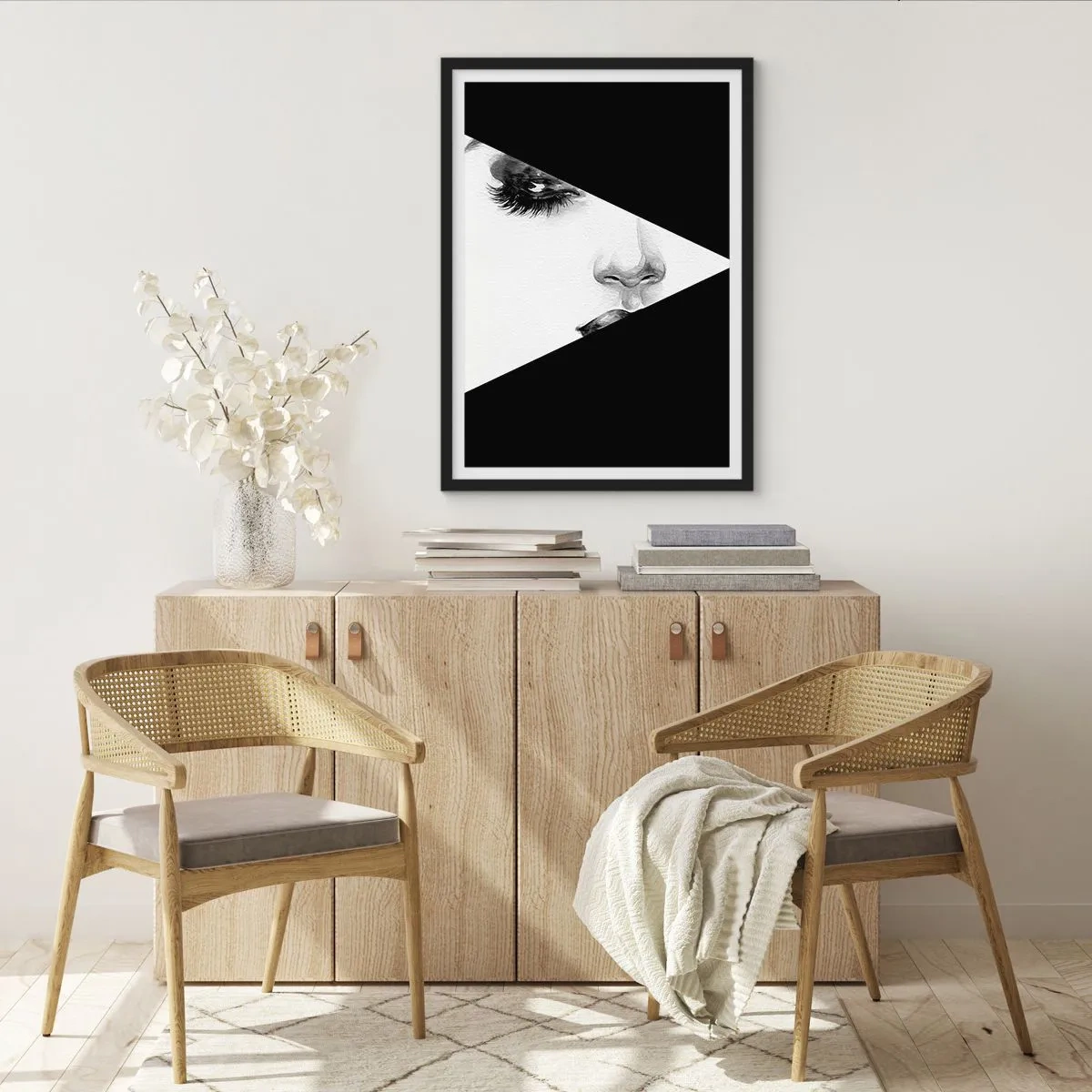 Poster in een zwarte lijst - Altijd niet ontdekt - 70x100 cm