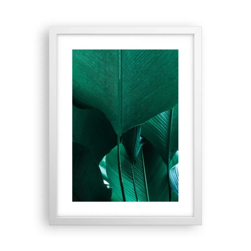 Poster in een witte lijst - Naar het licht gekeerd - 30x40 cm