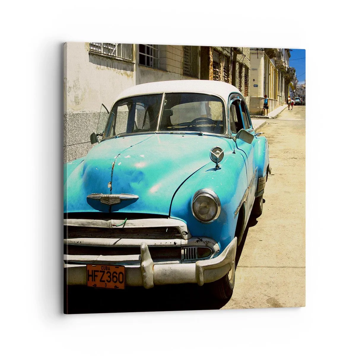 Schilderen op canvas - Evviva Cuba! - 70x70 cm