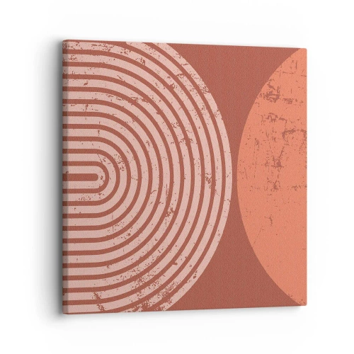 Schilderen op canvas - Een nauwe band - 30x30 cm