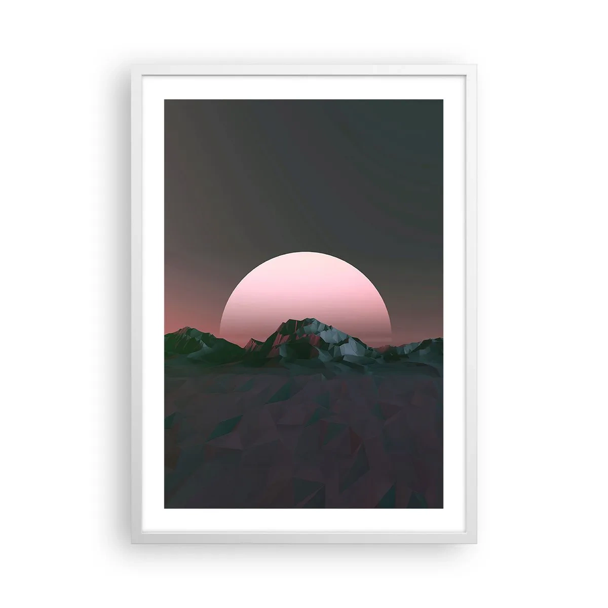 Poster in een witte lijst - In een naburig sterrenstelsel - 50x70 cm