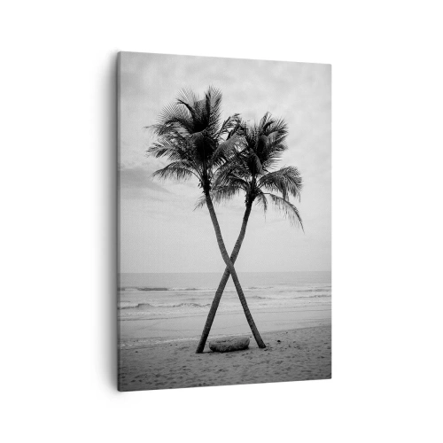 Schilderen op canvas - Een tedere aanwezigheid - 50x70 cm