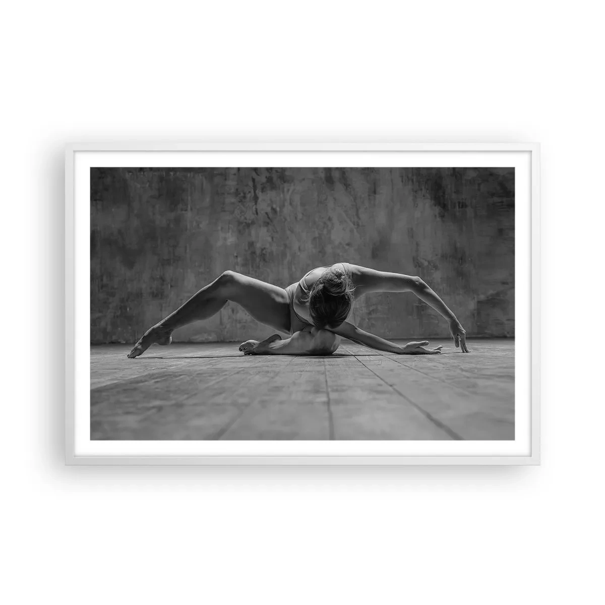 Poster in een witte lijst - Symmetrie gevonden - 91x61 cm