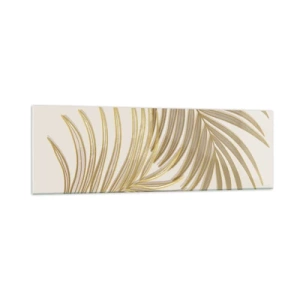 Schilderen op glas - Gouden Palm! - 160x50 cm