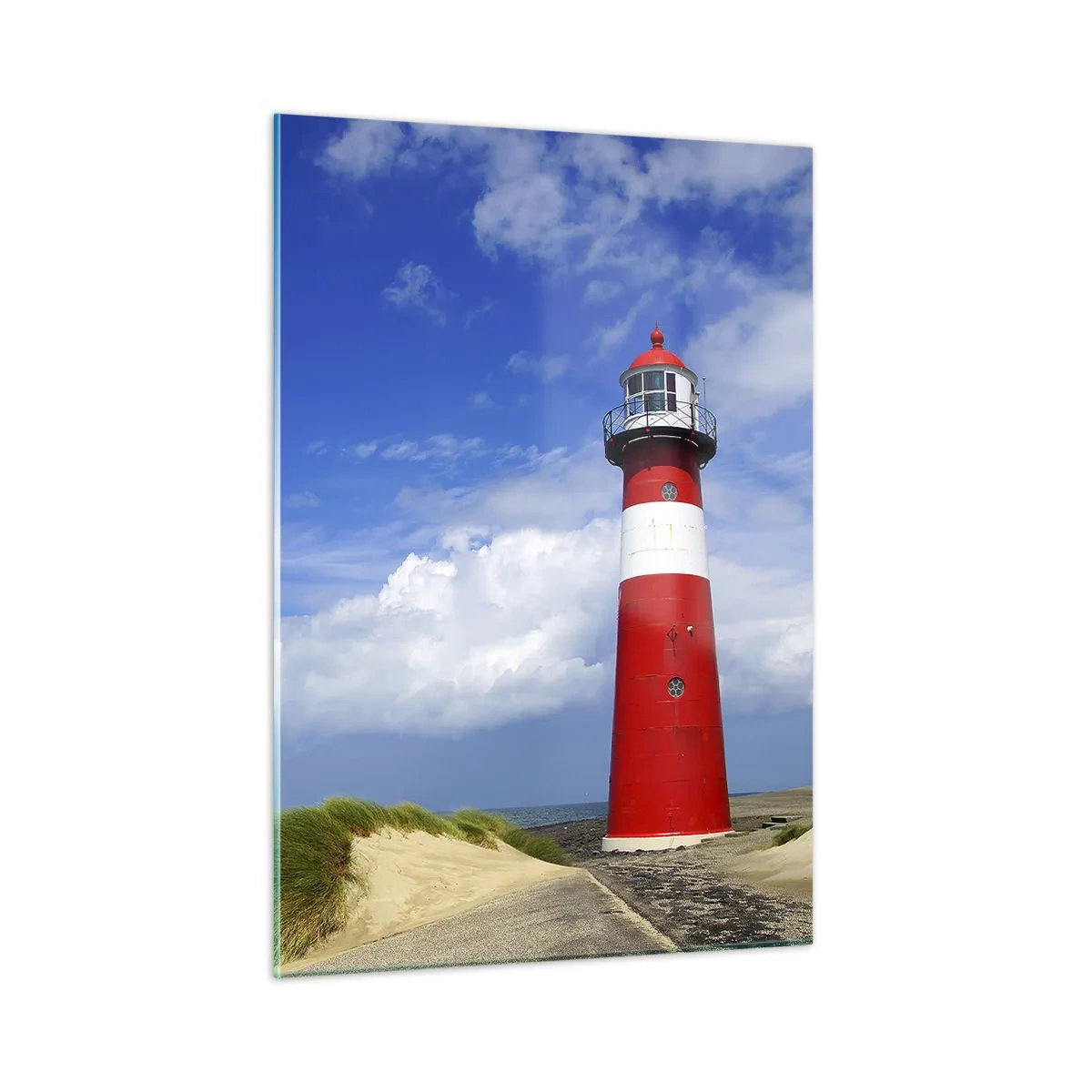 Schilderen op glas - Een droom eenzame plek - 50x70 cm