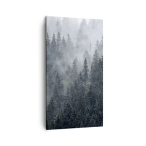 Schilderen op canvas - Bos dageraad - 45x80 cm