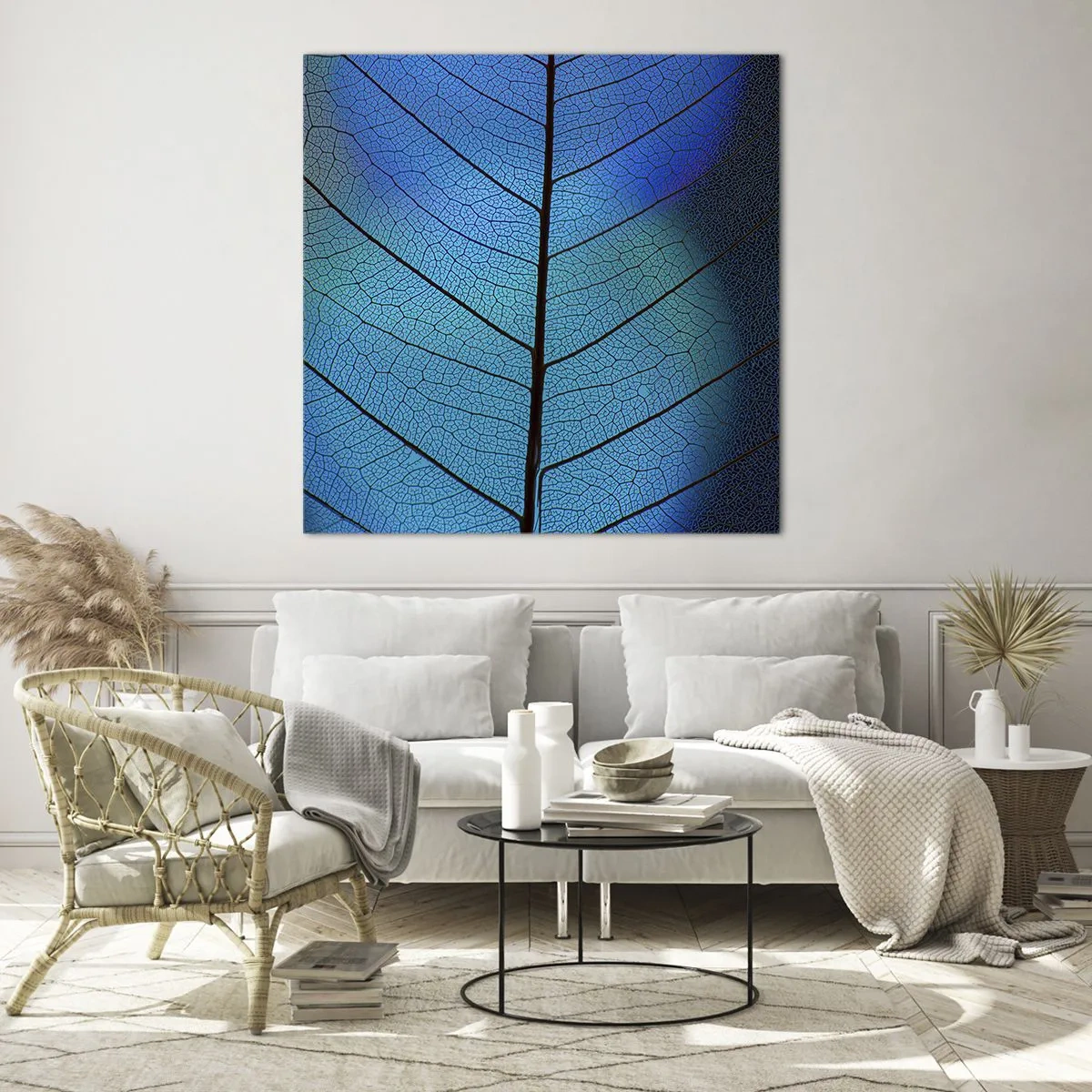 Schilderen op glas - Ingewikkelde constructie - 70x70 cm