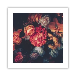 Poster - Zoals bij de Hollandse meesters - 40x40 cm