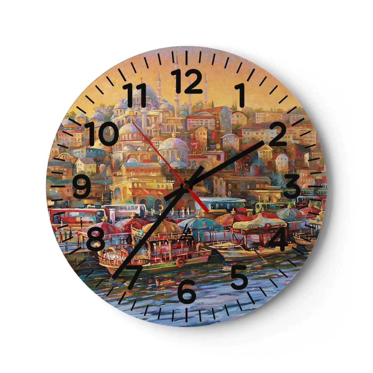Wandklok - Klok - Istanboel verhaal - 30x30 cm