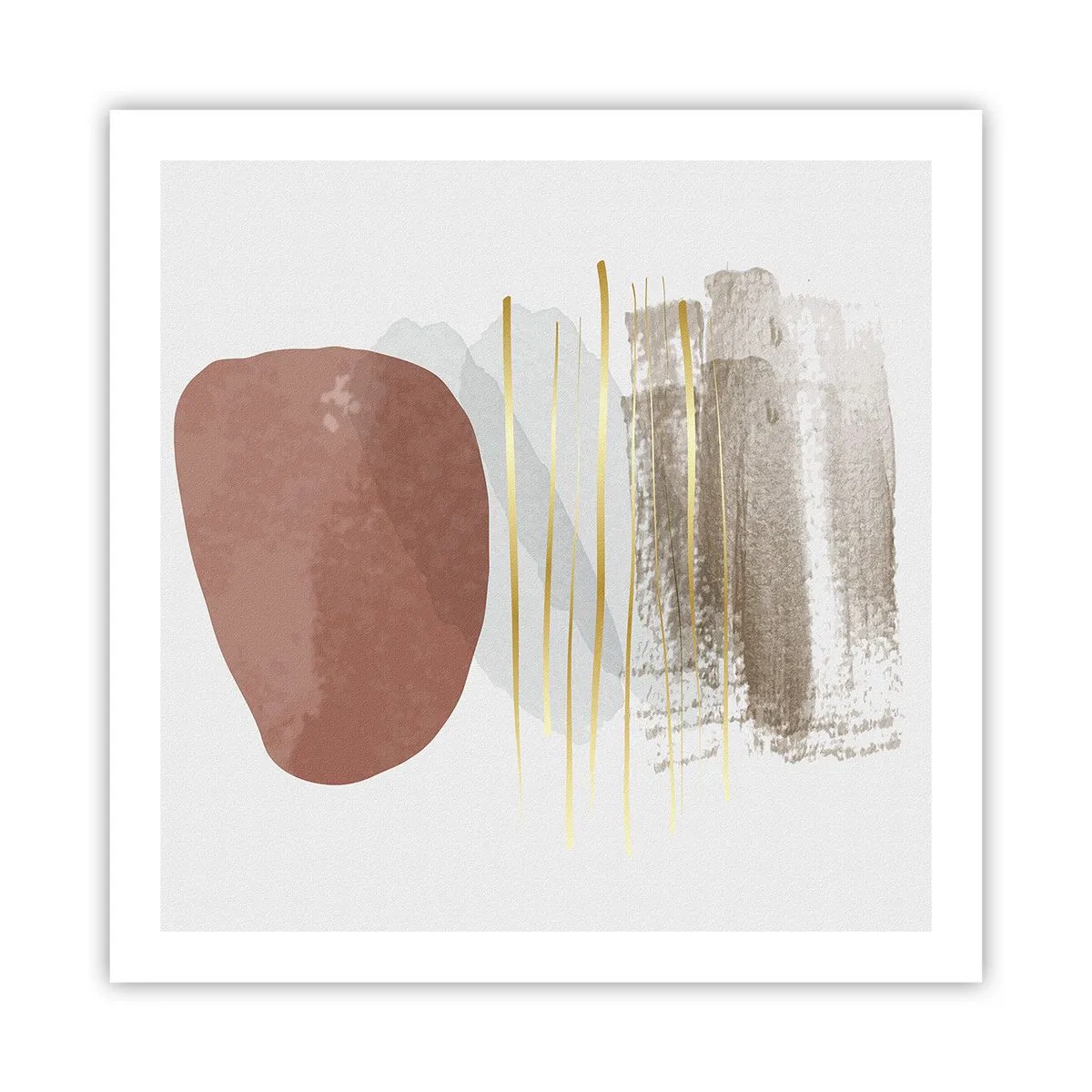 Poster - Abstracte zuilengalerij - 60x60 cm