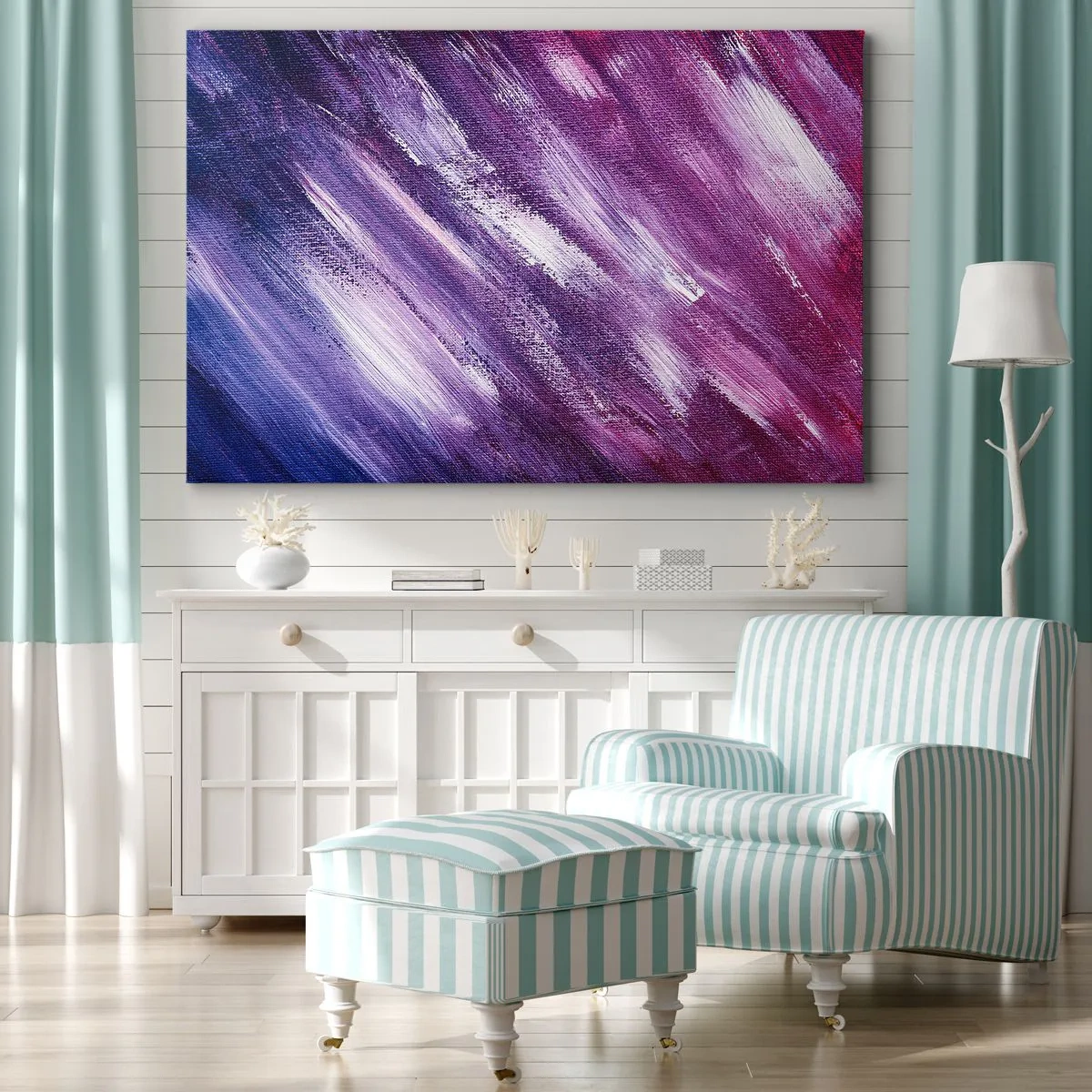 Schilderen op canvas - Als de zonnige wind waait - 120x80 cm