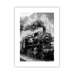 Poster - Staat op het station... - 30x40 cm