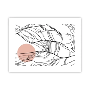 Poster - In een web van twijgen - 40x30 cm