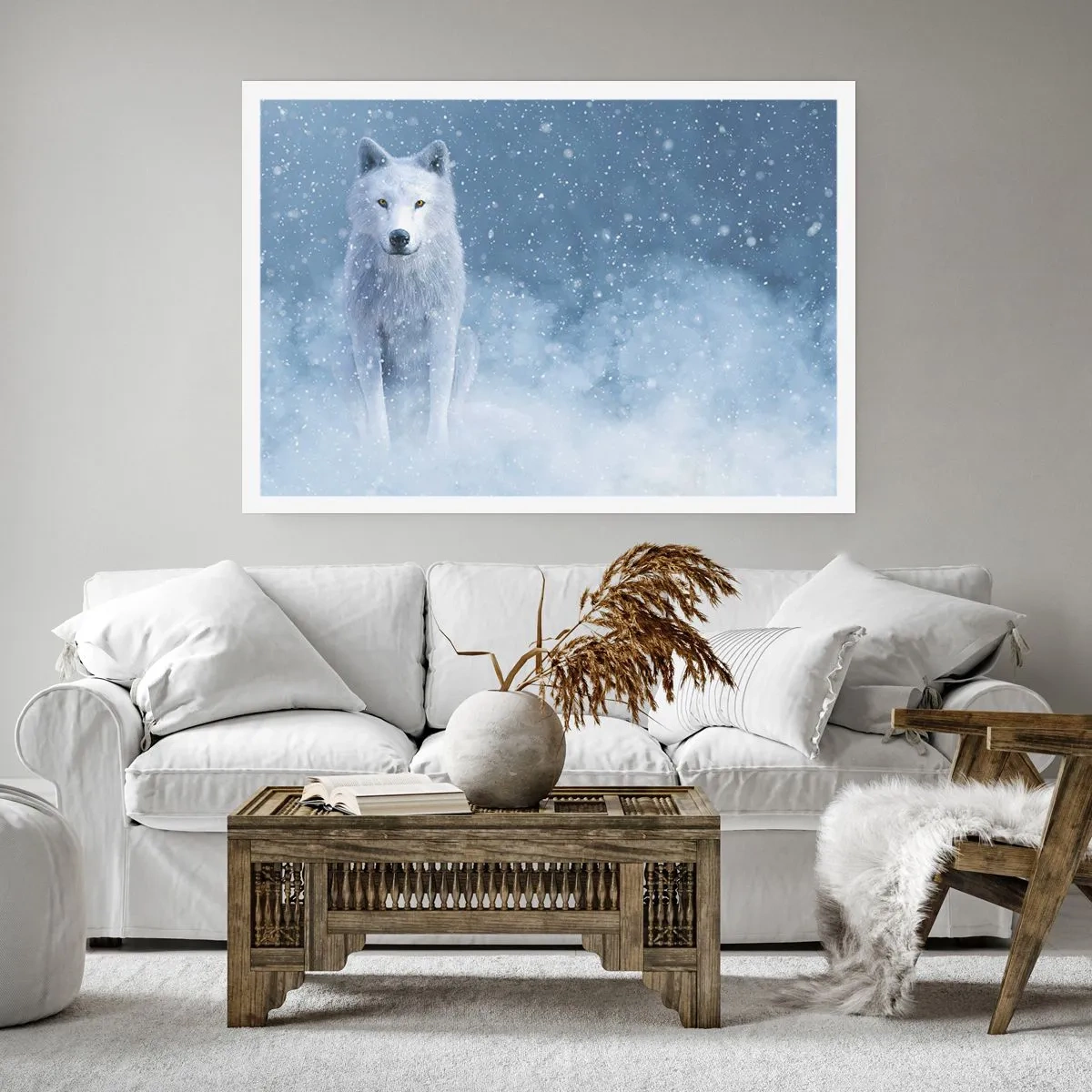Poster - In winterse sferen - 100x70 cm