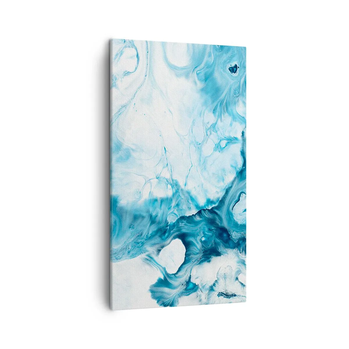 Schilderen op canvas - Blauw Concert - 45x80 cm