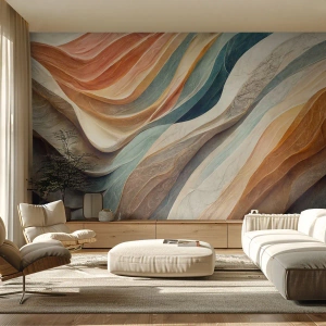 Fotobehang Standard Eco - Het moment vóór de verandering - Textuur, Patroon, Helder - 200x140 cm