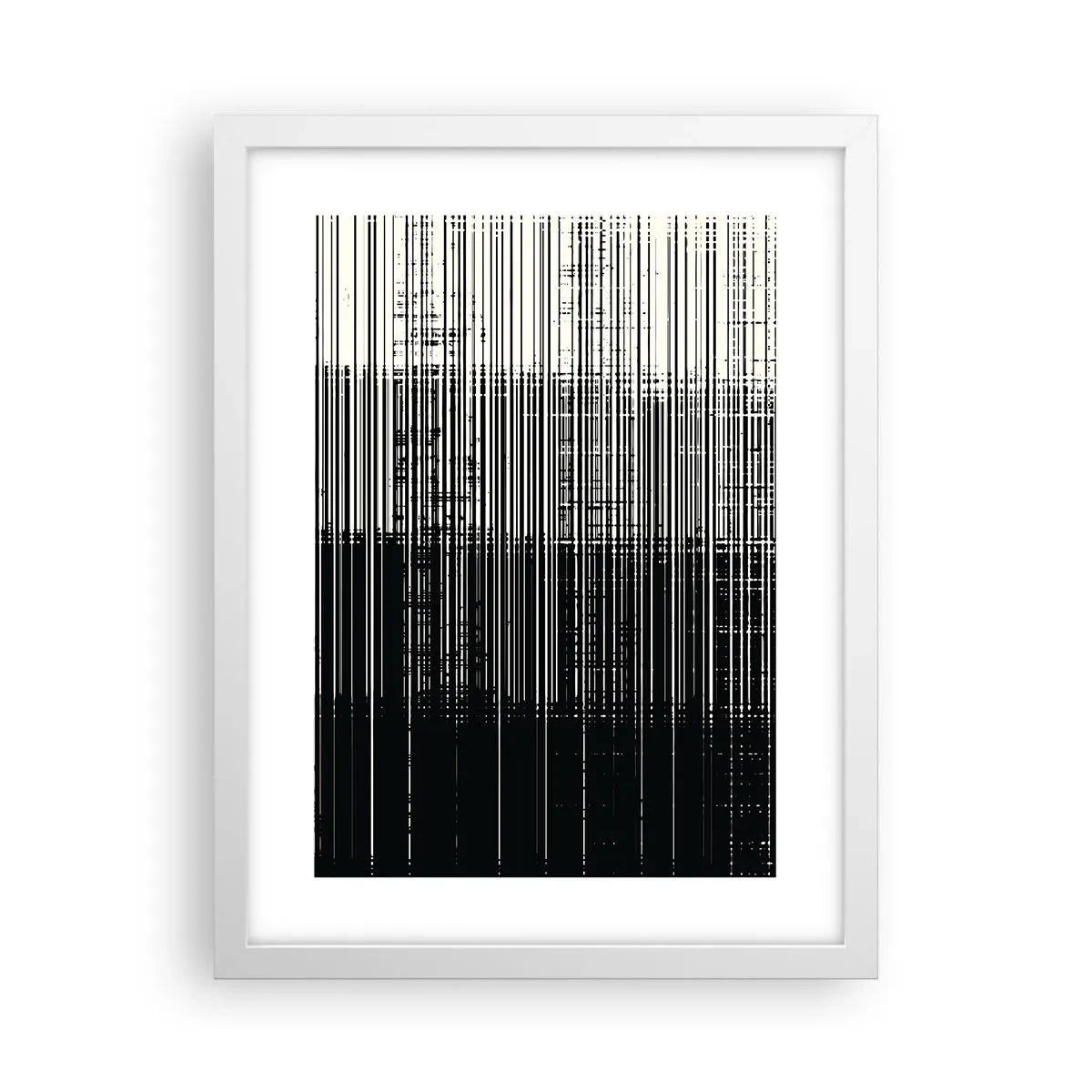 Poster in een witte lijst - Golven en vibraties - 30x40 cm