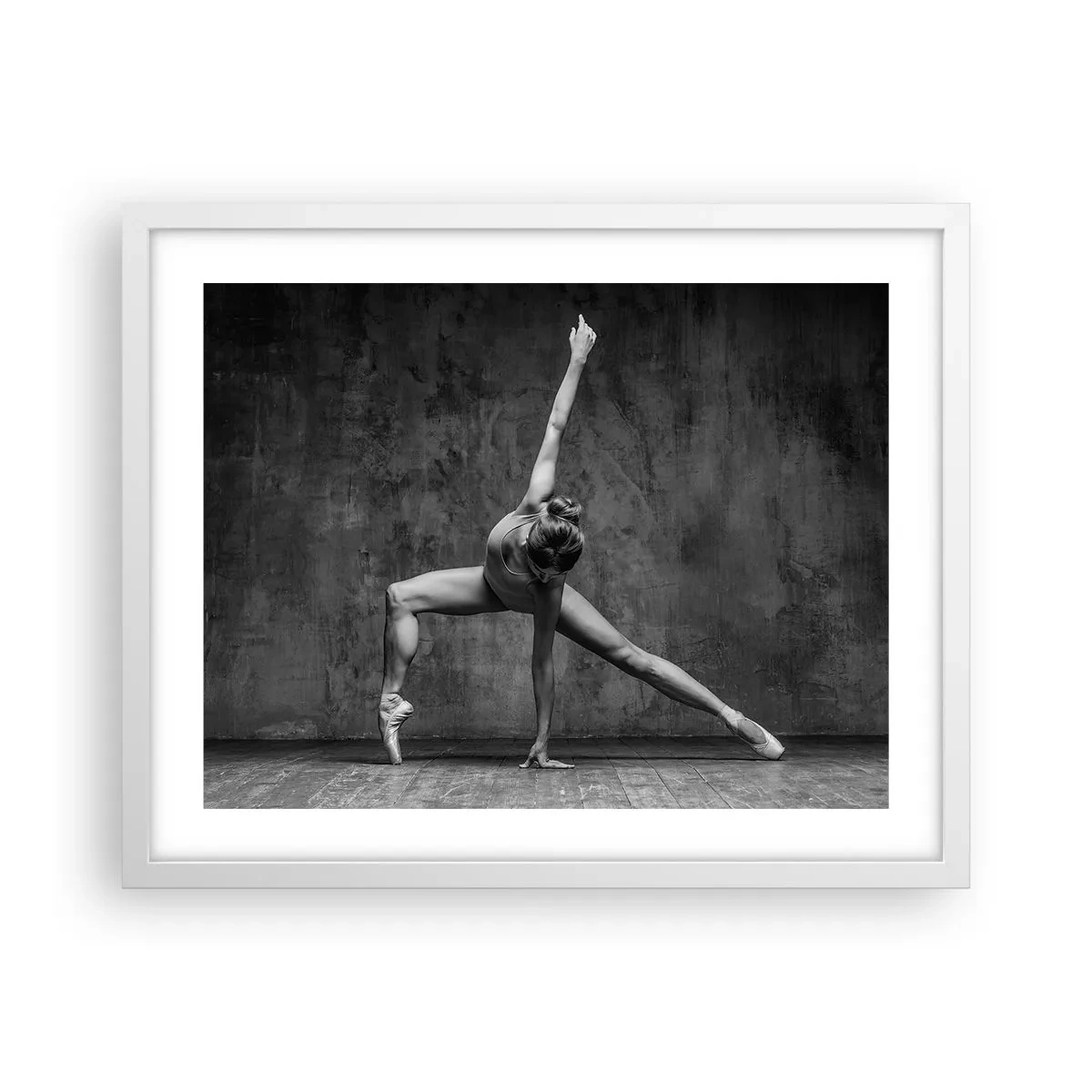Poster in een witte lijst - Het ideaal van balans - 50x40 cm