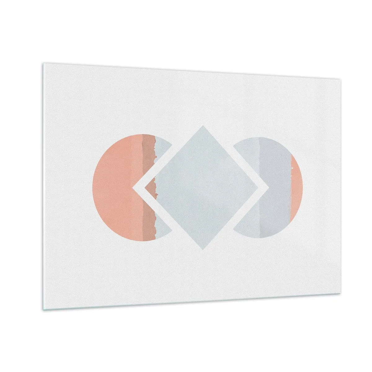 Schilderen op glas - De situatie is duidelijk - 100x70 cm