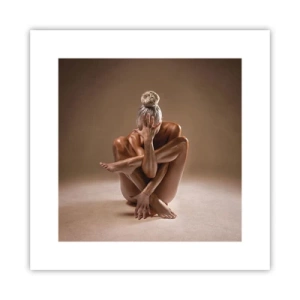 Poster - De eenheid van lichaam en geest - 30x30 cm