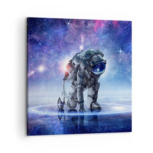 Schilderen op canvas - De sterrenhemel boven mij - 60x60 cm