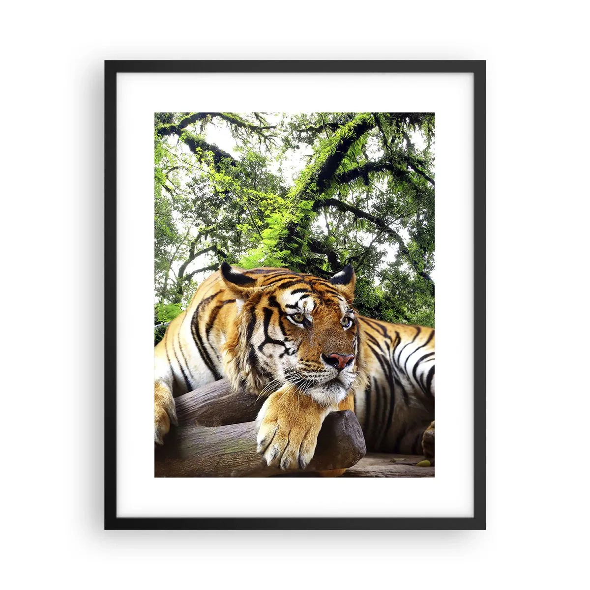 Poster in een zwarte lijst - Met vriendelijke groet - 40x50 cm