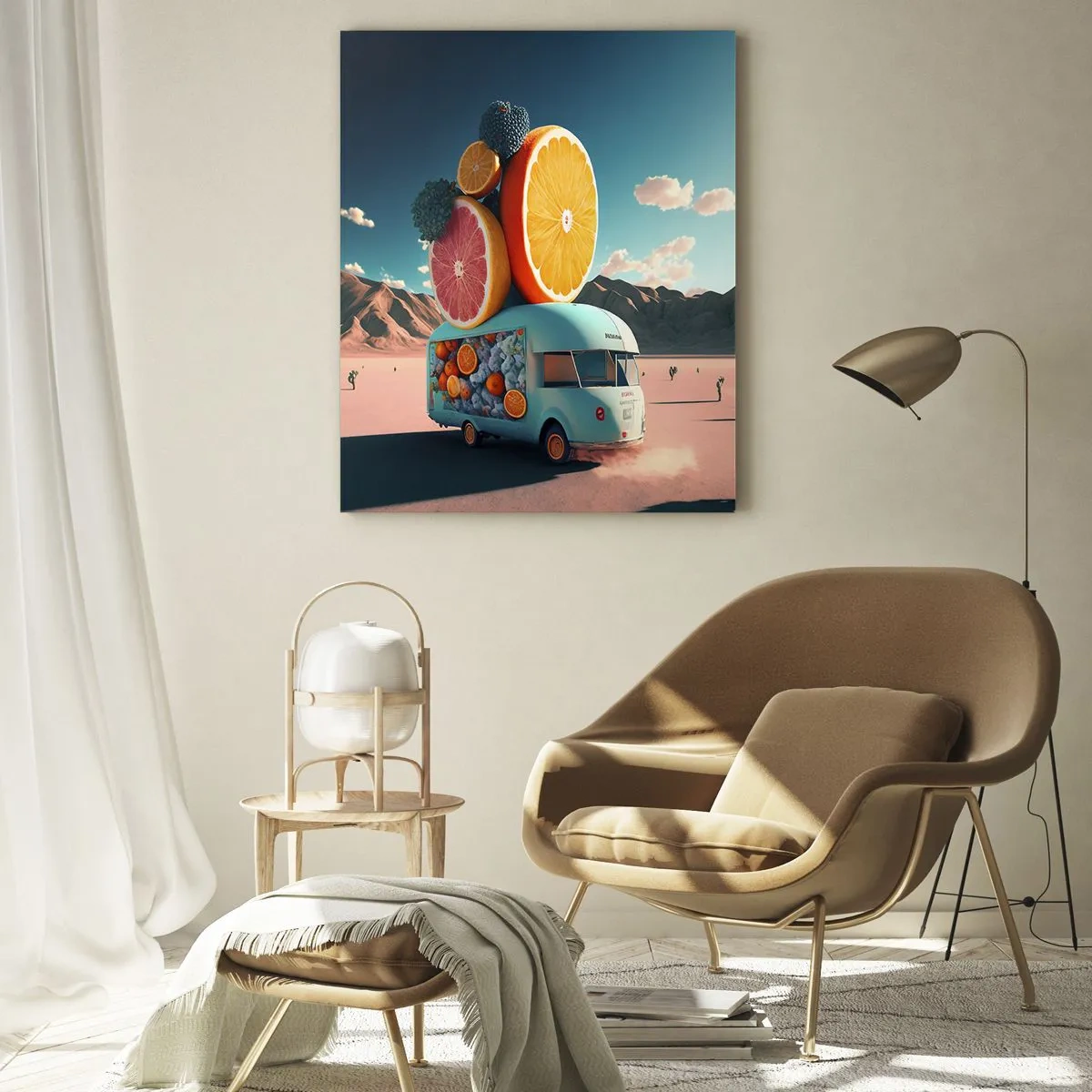 Schilderen op glas - De smaak van vakantie - 50x70 cm