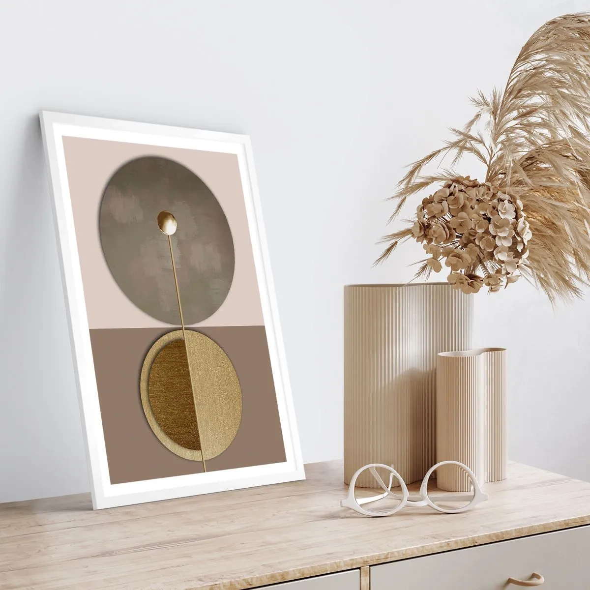 Poster in een witte lijst - Perfecte balans - 61x91 cm