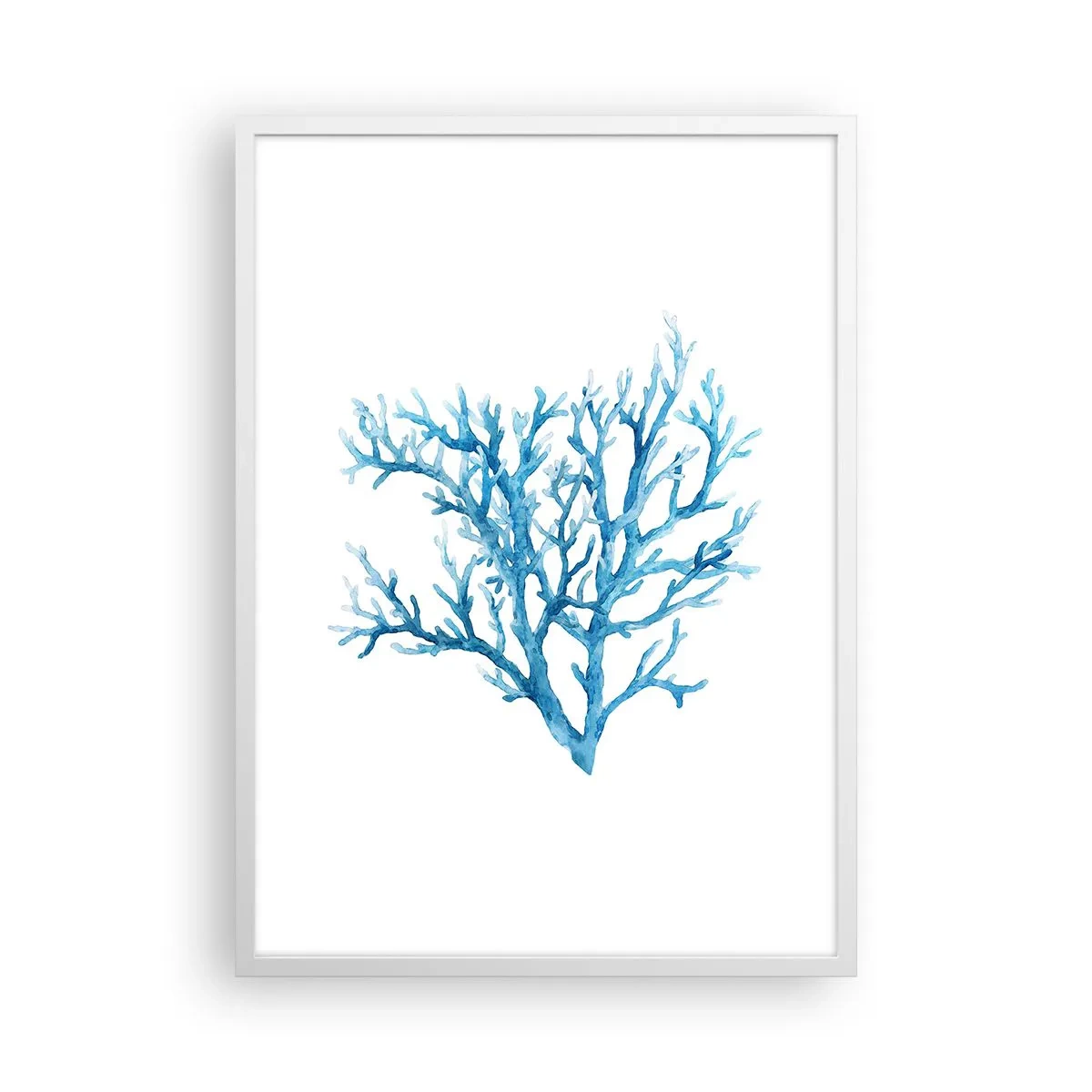 Poster in een witte lijst - Nautische filigraan - 50x70 cm