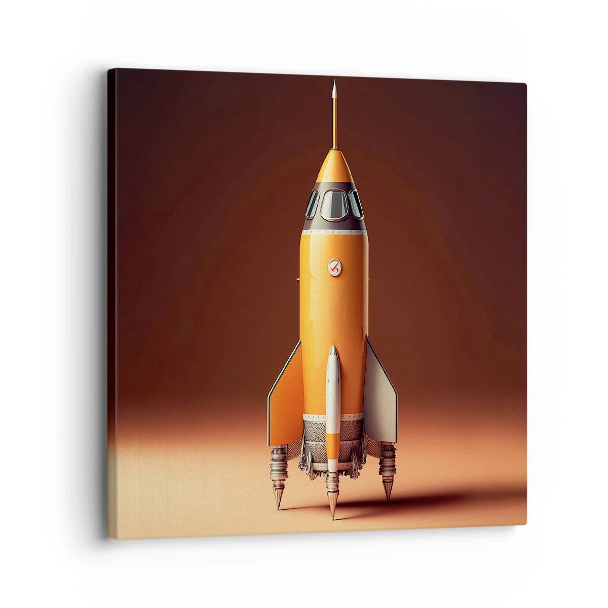 Schilderen op canvas - Het begint met een droom - 30x30 cm