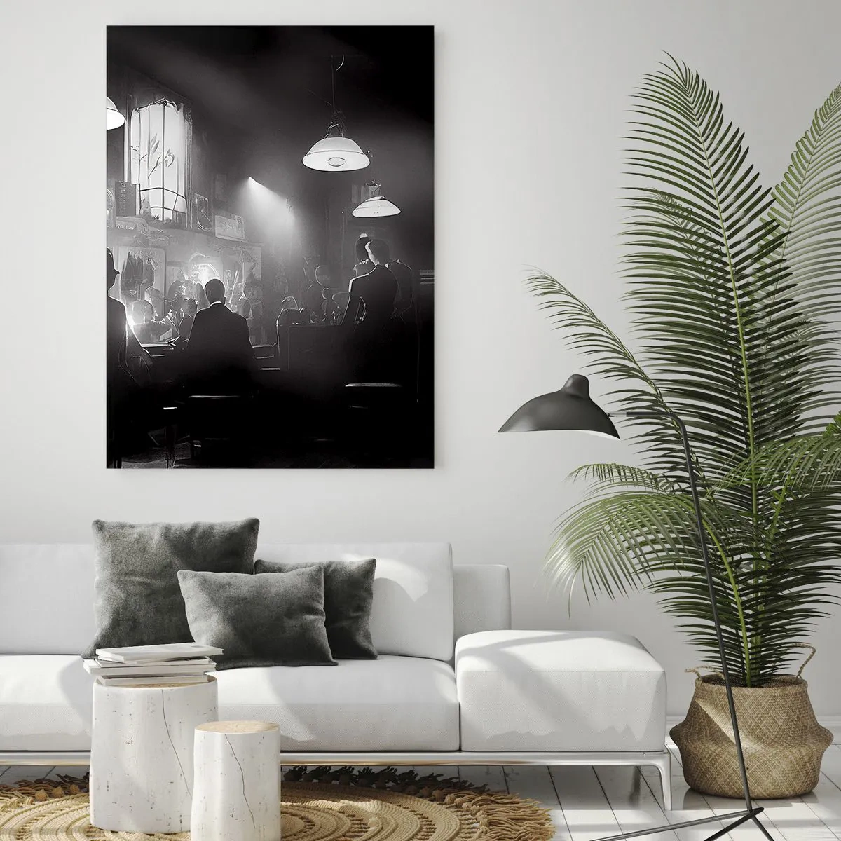 Schilderen op glas - In jazz-sfeer - 50x70 cm