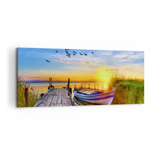 Schilderen op canvas - Ik zie je morgen - 120x50 cm
