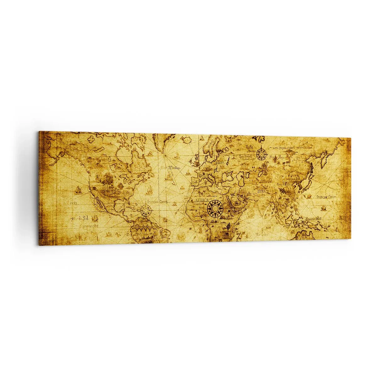 Schilderen op canvas - Hoe vreemd os deze wereld  - 160x50 cm