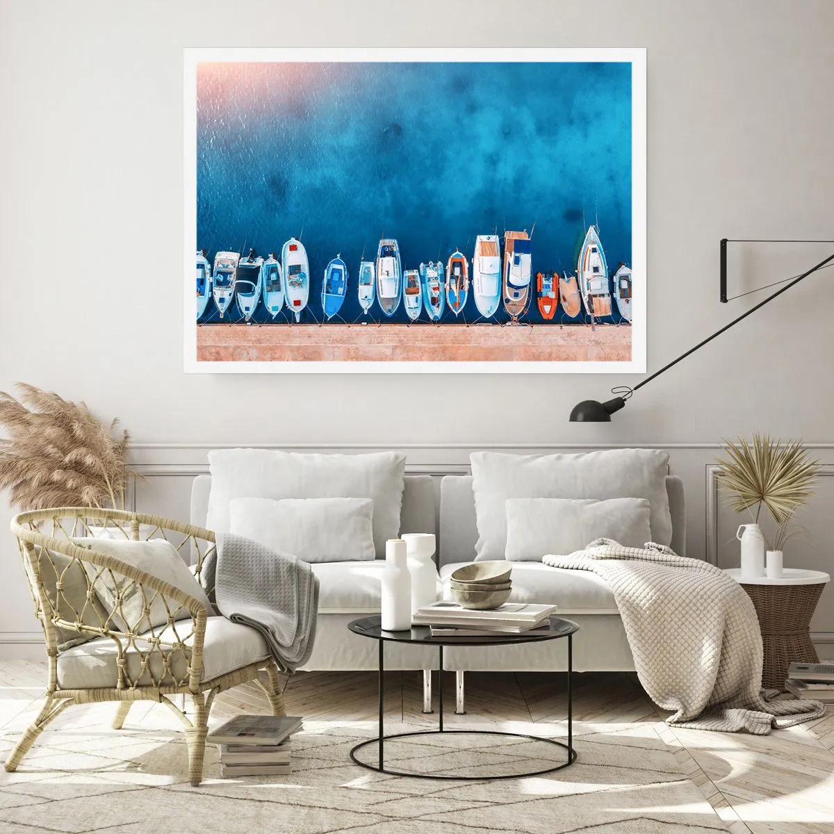 Poster - In één rij - 100x70 cm