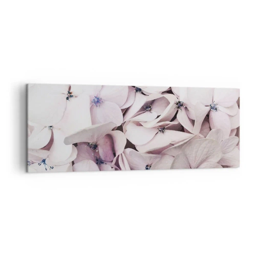 Schilderen op canvas - In een vloed van bloemen - 140x50 cm