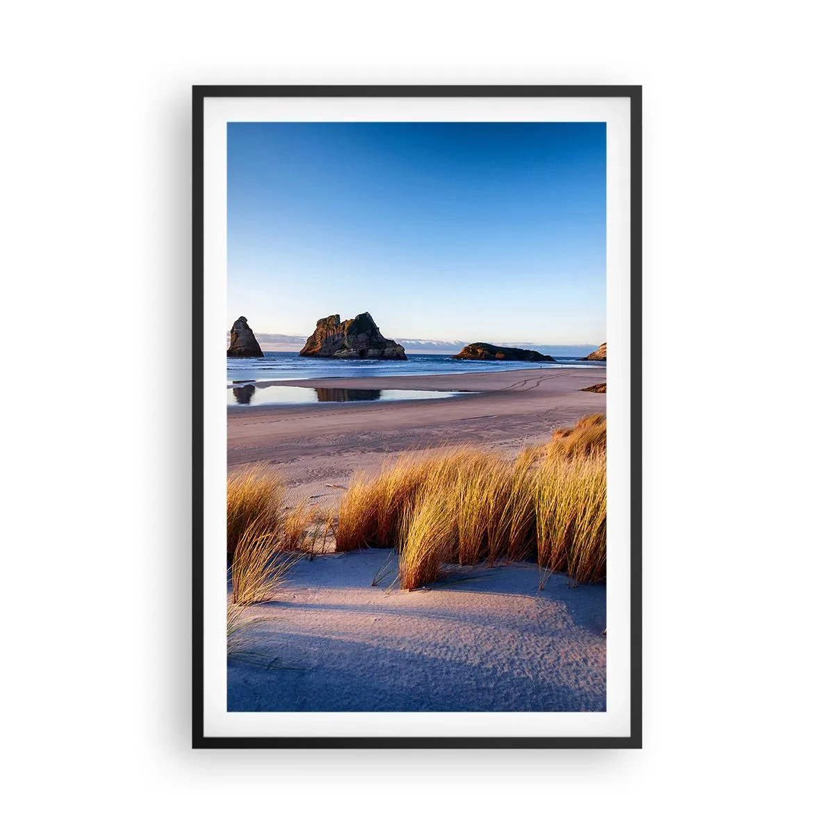 Poster in een zwarte lijst - Voor rustzoekers - 61x91 cm