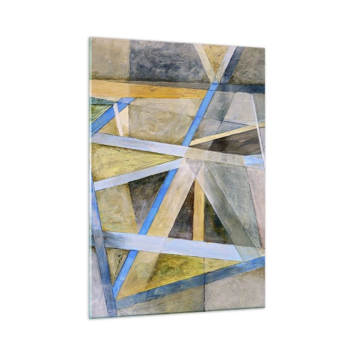 Schilderen op glas - Recht of diagonaal? - 50x70 cm