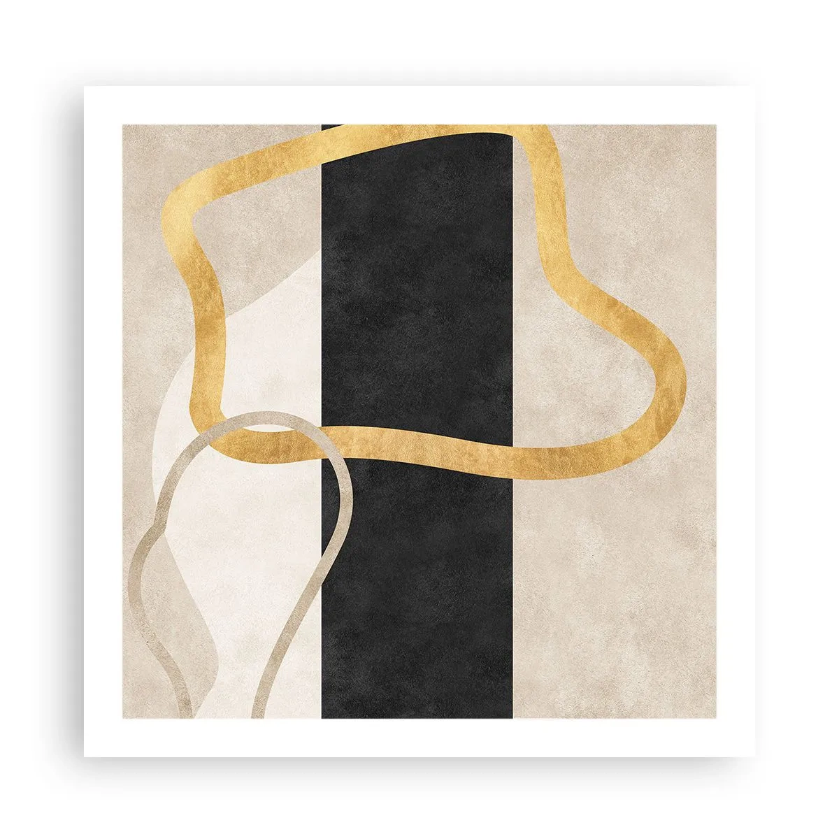 Poster - Verwarde vormen - 60x60 cm