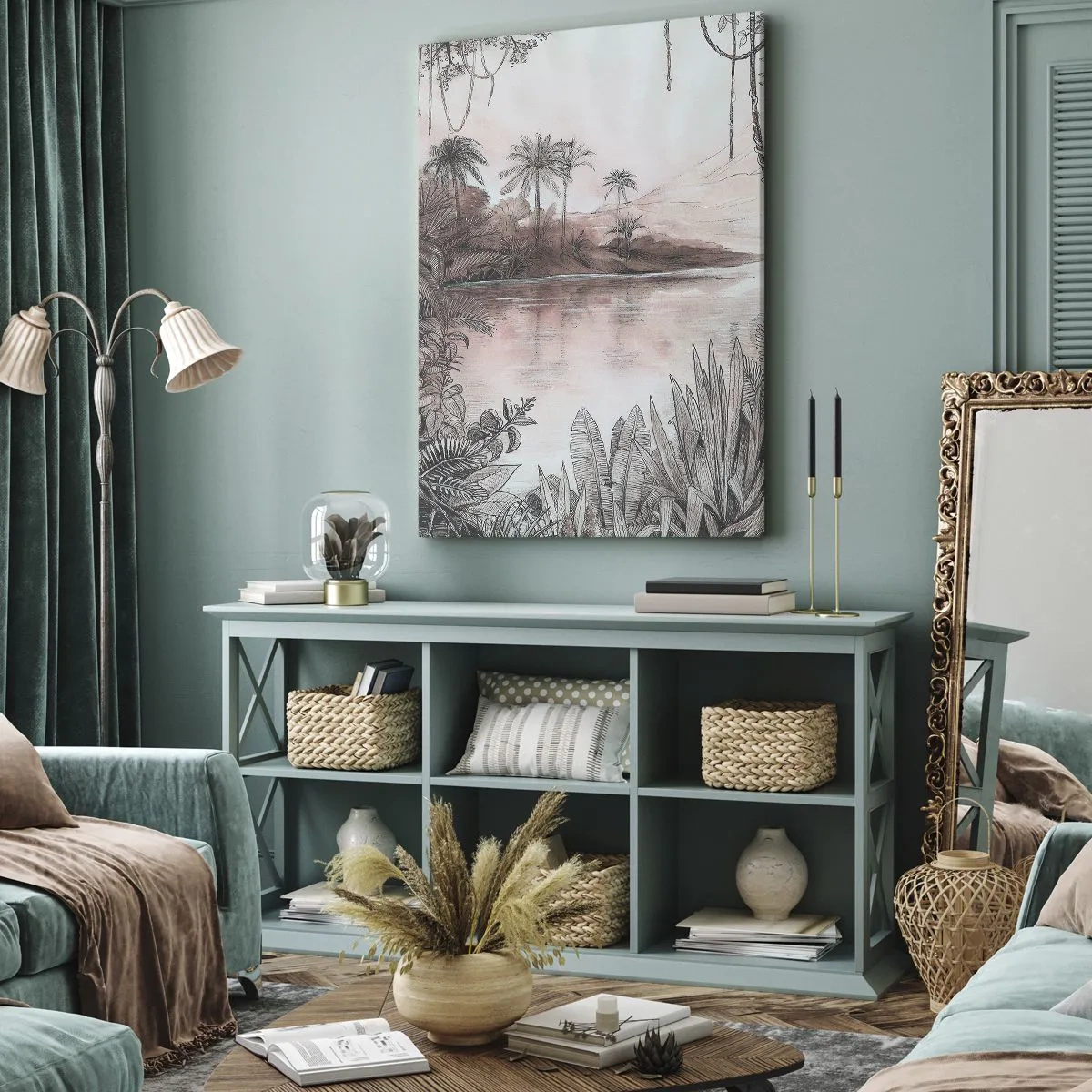 Schilderen op canvas - Een 19e-eeuws ontdekkingsdagboek - 80x120 cm