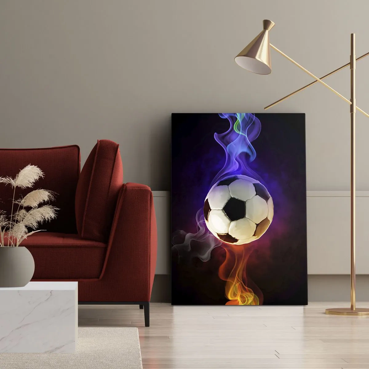 Schilderen op canvas - De magische kracht van het spel - 70x100 cm