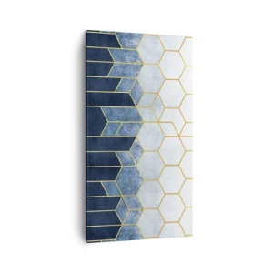 Schilderen op canvas - Compositie in een gesyncopeerd ritme - 45x80 cm