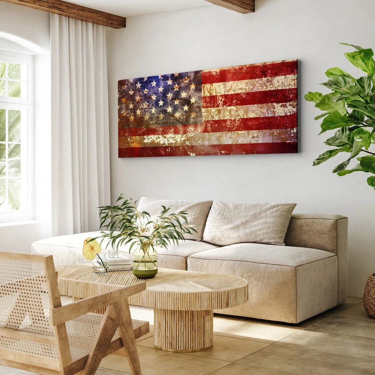 Schilderen op canvas - Glorie vervaagt niet - 120x50 cm